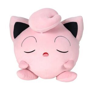 Jazwares Pokémon Sleeping Jigglypuff 18" Plush Soft Stuffed Doll New